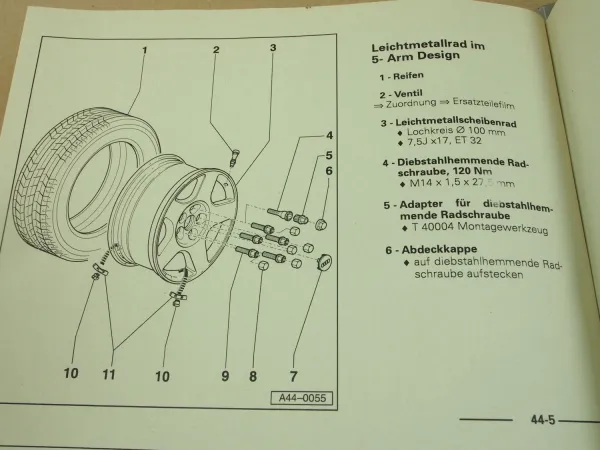 Reparaturanleitung Audi TT 8N ab 1999 Fahrwerk Reparaturleitfaden + Diagnose
