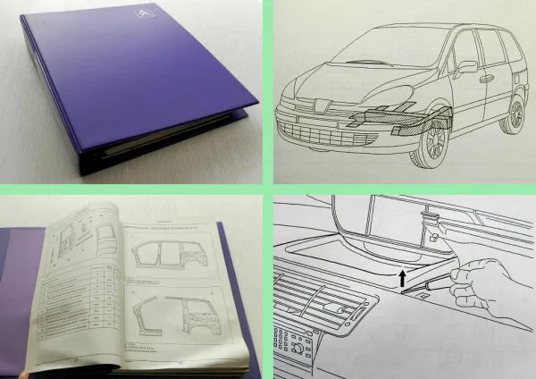 Reparaturanleitung Citroen C8 Karosserie Ausstattung Werkstatthandbuch 2002