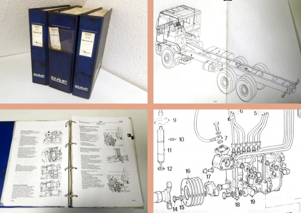 Reparaturanleitung DAF F95 LKW Werkstatthandbuch 1987-92