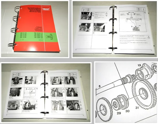 Reparaturanleitung Deutz DX 3.10, 3.30, 3.50, 3.60 Werkstatthandbuch 1986