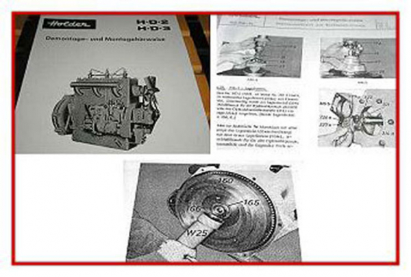 Reparaturanleitung Holder HD2 HD3 Motor Werkstatthandbuch 1968
