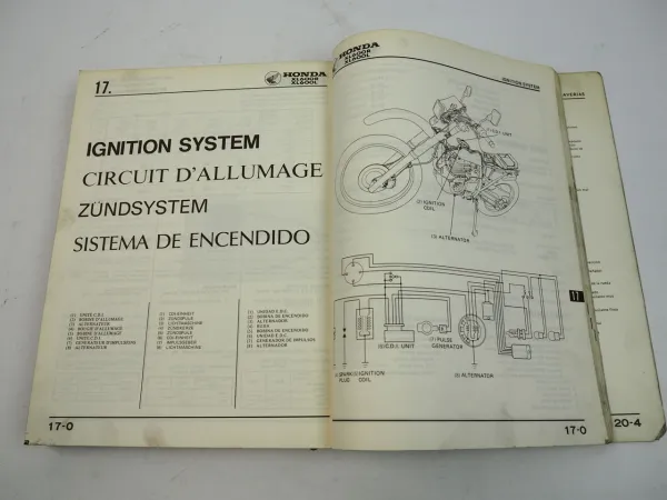 Reparaturanleitung Honda XL600R XL600L PD03 Werkstatthandbuch 1983 Shop Manual