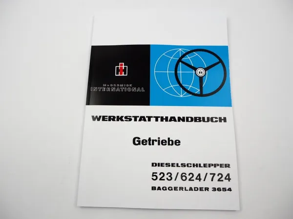 Reparaturanleitung IHC 523 624 724 3654 Werkstatthandbuch Getriebe 1970