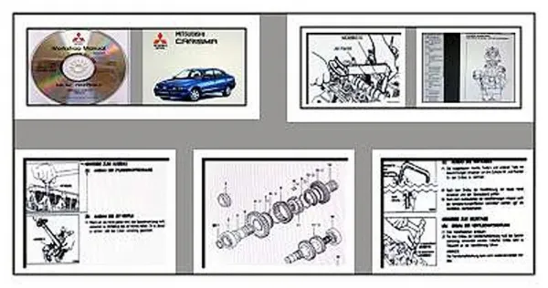 Reparaturanleitung Mitsubishi Carisma DA0A 1996 - 2002 Werkstatthandbuch CD