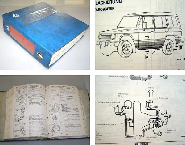 Reparaturanleitung Mitsubishi Pajero L040 Werkstatthandbuch 1982 - 1990
