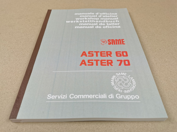 Reparaturanleitung Same Aster 60 70 Werkstatthandbuch