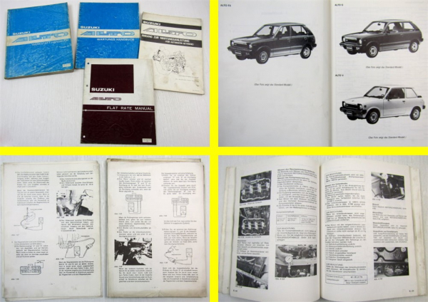 Reparaturanleitung Suzuki Suzuki AltoFX G V Typ SS ab 1988 Werkstatthandbuch