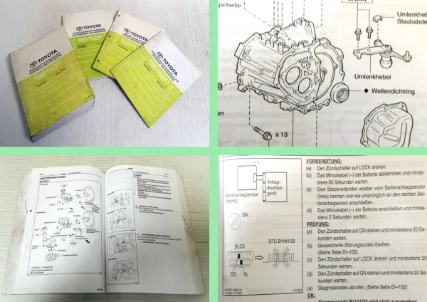 Reparaturanleitung Toyota Yaris Verso NCP2 Werkstatthandbuch 1999 - 2002