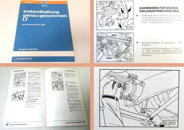 Reparaturanleitung VW LT 1 1976-85 Instandhaltung Inspektion Werkstatthandbuch