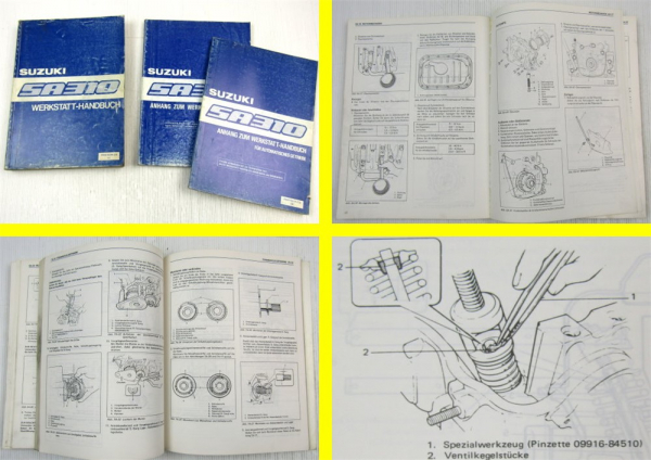 Reparaturhandbuch Suzuki Swift AA Typ SA310 Werkstatthandbuch 1983 / 1986