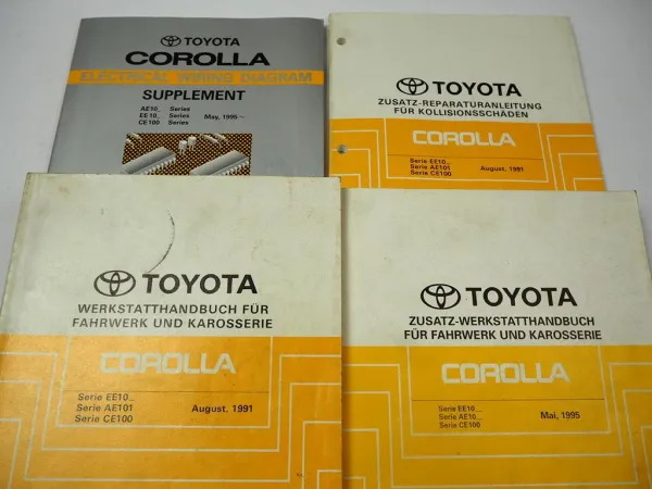 Reparaturhandbuch Toyota Corolla E10 ab 1991 1995 Werkstatthandbuch Schaltplan