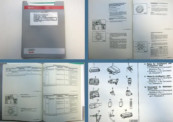 Reparaturleitfaden Audi 100 A6 C4 Automatik Getriebe 01F Diagnose S4 S6