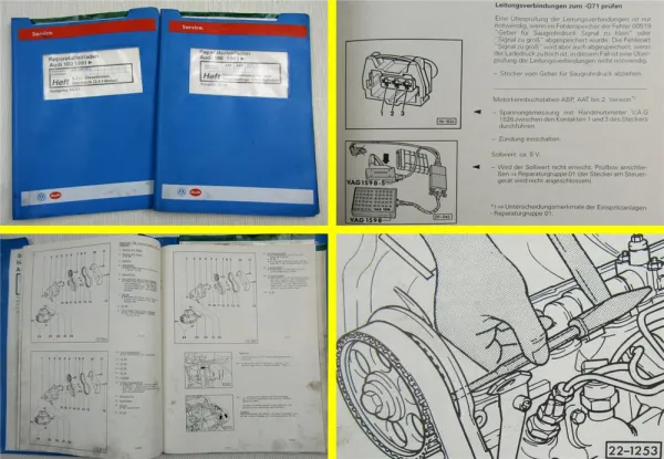 Reparaturleitfaden Audi 100 C4 A6 2,5l TDI 5 Zyl Motor AAT ABP AEL Einspritzung