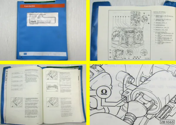 Reparaturleitfaden Audi 100 S4 4,2l V8 Motor ABH AEC 206 213 kW Motronic Zündung