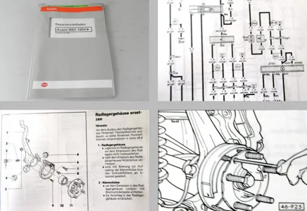 Reparaturleitfaden Audi 80 Avant RS2 ab 1994 2,2 Turbo ADU Motronic Bremsen