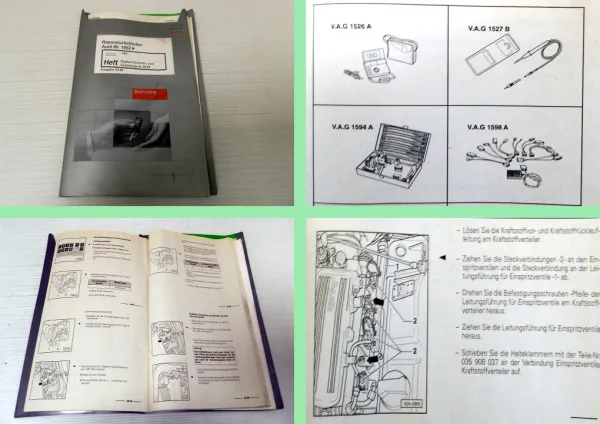 Reparaturleitfaden Audi 80 B4 Digifant Einspritz Zündanlage 85kW ABK bis 06/93