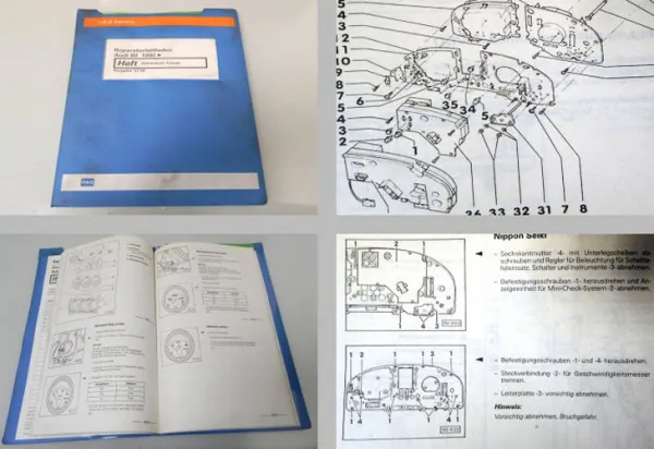 Reparaturleitfaden Audi 80 B4 S2 Avant elektrische Anlage Anlasser 1992 - 1996