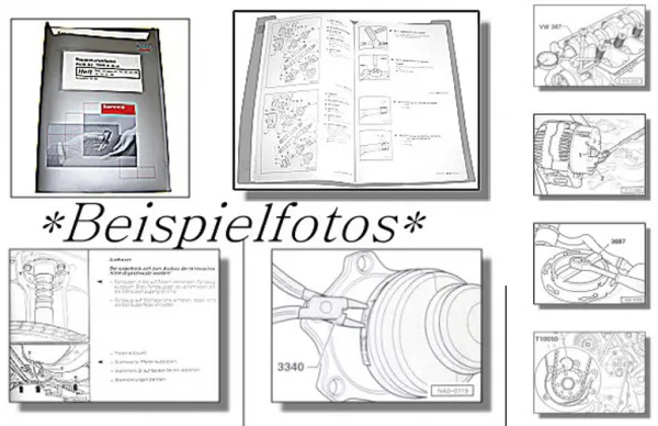 Reparaturleitfaden Audi 80 B4 Werkstatthandbuch 2,0l 16V Motor 6A ACE 2000