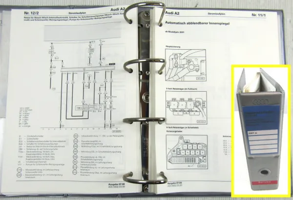 Reparaturleitfaden Audi A2 2001 Stromlaufpläne Schaltplan Elektrik AMF AUA