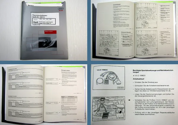 Reparaturleitfaden Audi A3 8L 1,9l TDI Vorglühanlage ab 8/1999 AGR AHF ALH ASV
