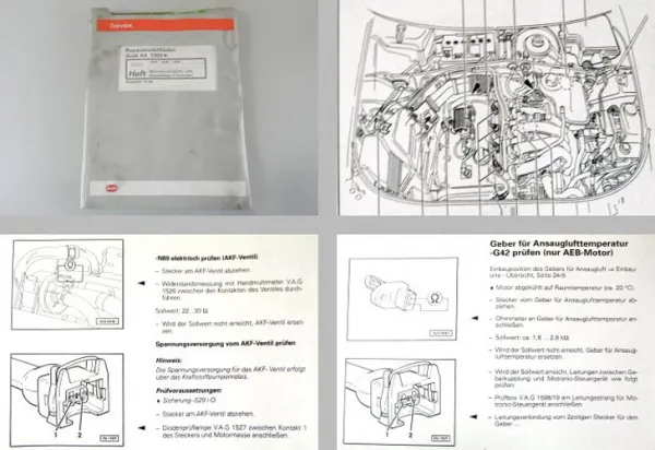 Reparaturleitfaden Audi A4 B5 1,8l Turbo Motor ADR AEB ADP Motronic Zündung