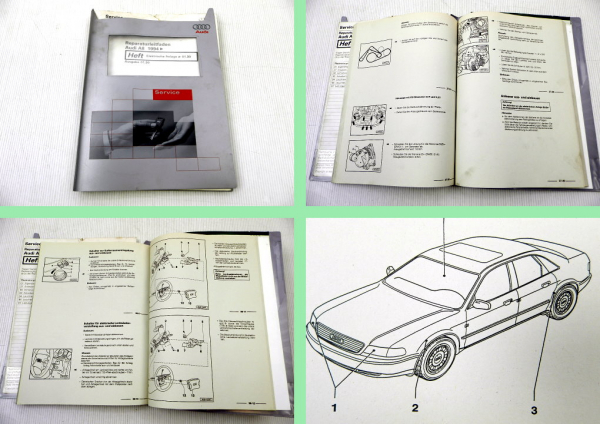 Reparaturleitfaden Audi A8 D2 4D Werkstatthandbuch Elektrische Anlage 1994-1999