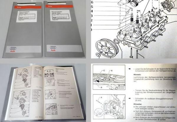 Reparaturleitfaden Audi A8 D2 Werkstatthandbuch 2,5l TDI Diesel Motor AFB 1997
