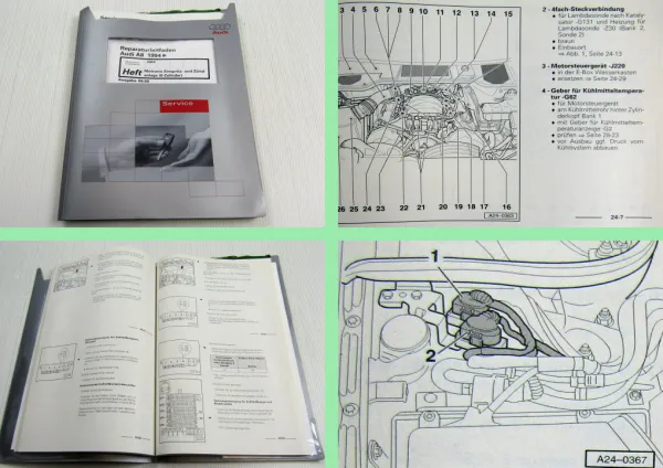 Reparaturleitfaden Audi A8 D2 Werkstatthandbuch Motronic 2.8 V6 AMX 193 PS