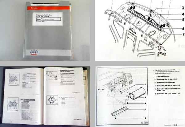 Reparaturleitfaden Audi A8 Elektrische Anlage Elektrik Werkstattbuch 05/1994