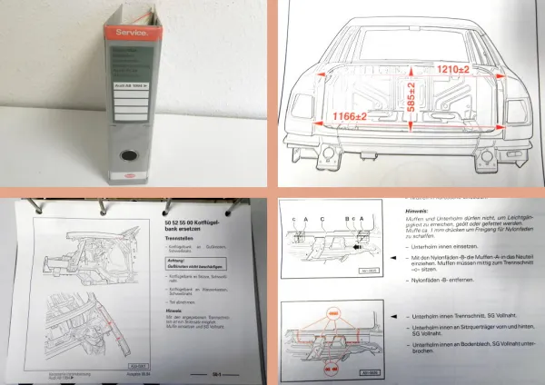 Reparaturleitfaden Audi A8 Karosserie-Instandsetzung Aluminium Werkstatthandbuch