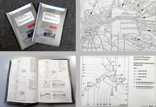 Reparaturleitfaden Audi Cabriolet Werkstatthandbuch Motor + Ke-Motronic ACE