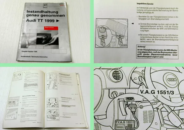 Reparaturleitfaden Audi TT 8N ab 1999 Instandhaltung genau genommen AJQ APP APX