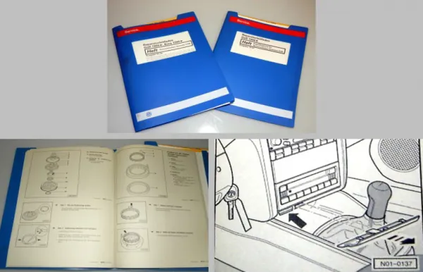 Reparaturleitfaden + Diagnose VW Golf 4 Bora Automatikgetriebe 01M DMN DMP ... E