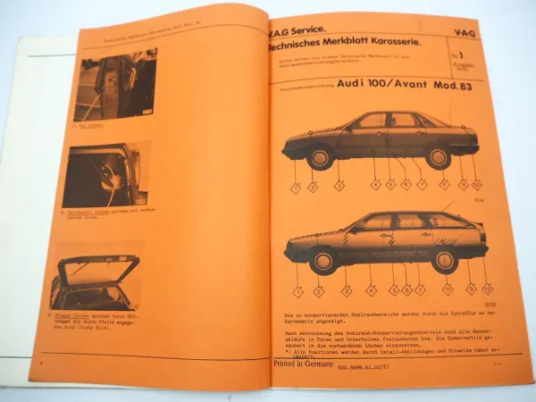 Reparaturleitfaden Hohlraumkonservierung VW Golf T2 T3 Iltis Audi Quattro Käfer