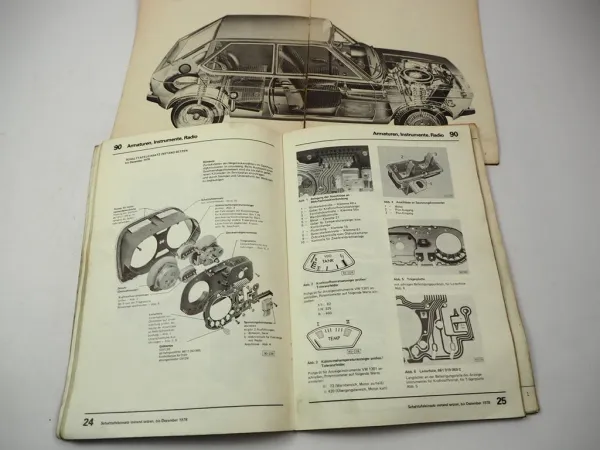Reparaturleitfaden & SSP VW Polo 1 Typ 86 Elektrische Anlage Heizung 1975/79