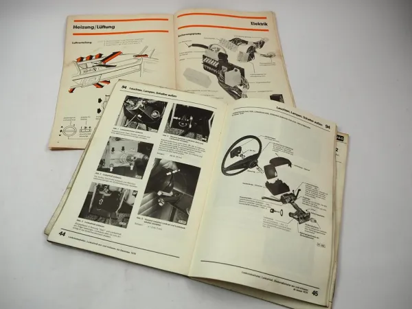 Reparaturleitfaden & SSP VW Polo 1 Typ 86 Elektrische Anlage Heizung 1975/79