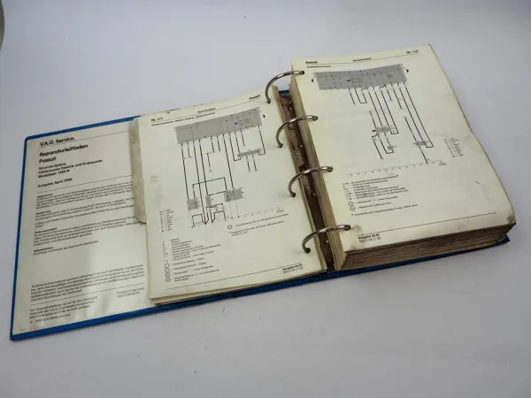 Reparaturleitfaden Stromlaufpläne VW Passat B3 35i syncro G60 VR6 AAA 1988 -1994