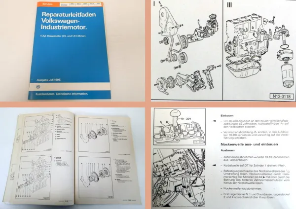 Reparaturleitfaden VW 068.2 068.5 068.A 068.D ADK Werkstatthandbuch 1995