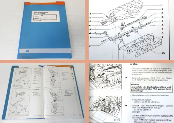Reparaturleitfaden VW Corrado 53i VR6 Motronic Einspritzanlage ABV