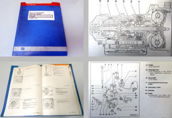 Reparaturleitfaden VW Corrado ab 1989 Getriebe 096 Werkstatthandbuch APC 1990