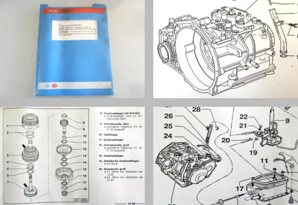 Reparaturleitfaden VW Golf 3 1H Vento Automatikgetriebe 096 Werkstatthandbuch