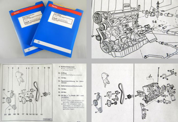 Reparaturleitfaden VW Golf 4 1,8 l Einspritzmotor AGN AGU Werkstatthandbuch ab98