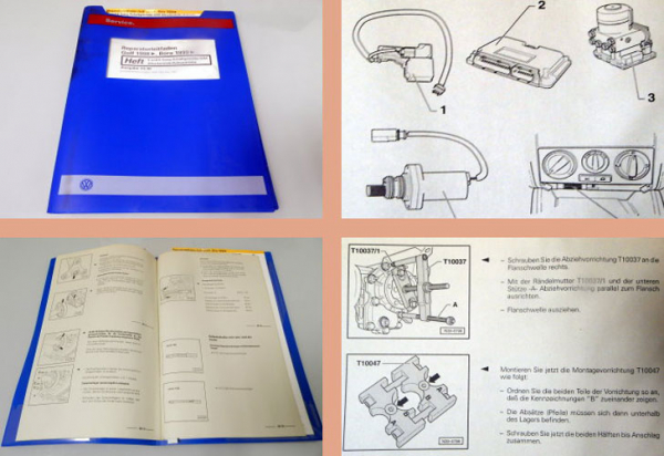 Reparaturleitfaden VW Golf 4 Allrad Getriebe 02M Achsantriebe Werkstatthandbuch