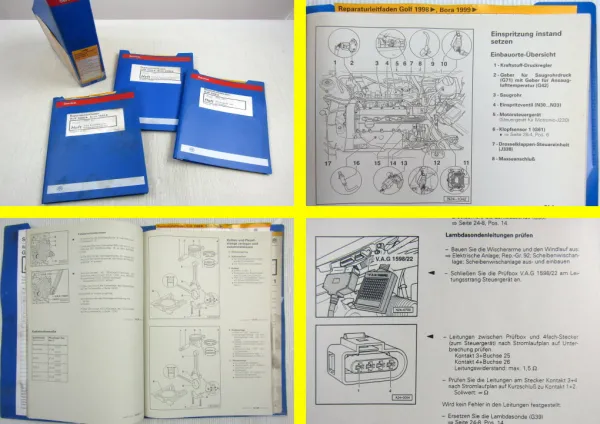 Reparaturleitfaden VW Golf 4 Bora 1,4 l Benzinmotor Einspritzanlage AHW AKQ APE
