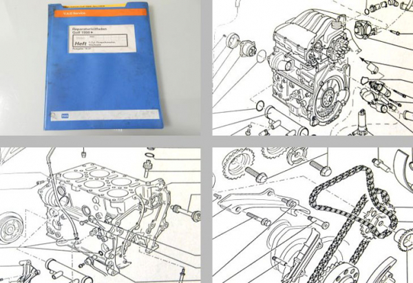 Reparaturleitfaden VW Golf 4 Werkstatthandbuch 2,3l Einspritzmotor AGZ
