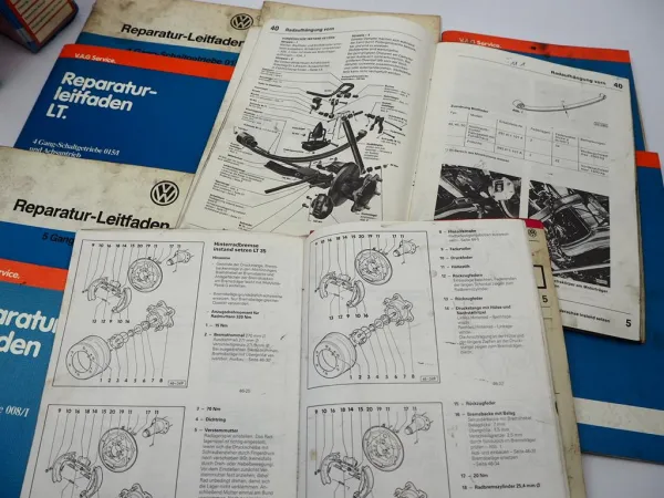 Reparaturleitfaden VW LT 1 Werkstatthandbuch Set Camping Florida & 4x4 Allrad