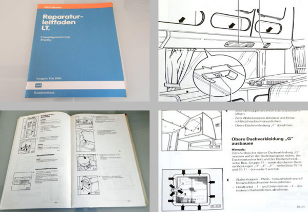 Reparaturleitfaden VW LT I ab 1989 Werkstatthandbuch Campingausrüstung Florida