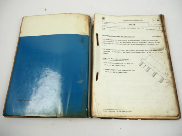 Reparaturleitfaden VW LT I LT28 LT31 + LT35 Werkstatthandbuch 1975 / 1978