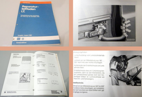 Reparaturleitfaden VW LT LT 28 31 35 40 45 50 ab 1986 Instandhaltung Inspektion