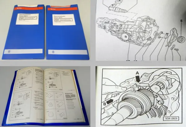 Reparaturleitfaden VW Passat 3B 6 Gang Schaltgetriebe 01E Allradantrieb
